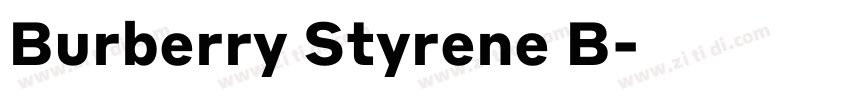 Burberry Styrene B字体转换 Burberry Styrene B字体转换